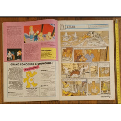 Tintin magazine N°50 avec poster les Bisounours 1985 vintage