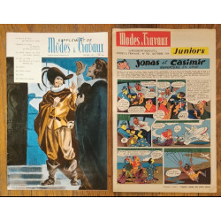 Modes et travaux N°64 avec 3 patrons + 2 suppléments 1964 vintage
